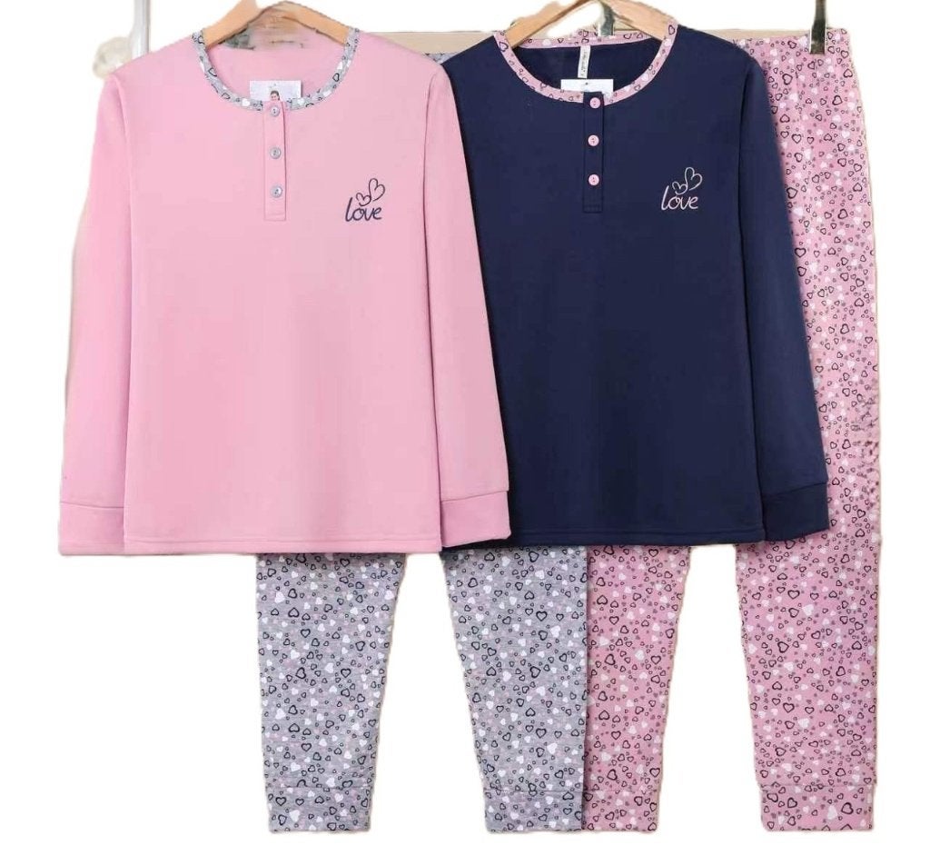 Flanel gevoerde pyjama € 19.99 per stuk, Verzenden, Maat 42/44 (L), Nieuw, Nota Stella