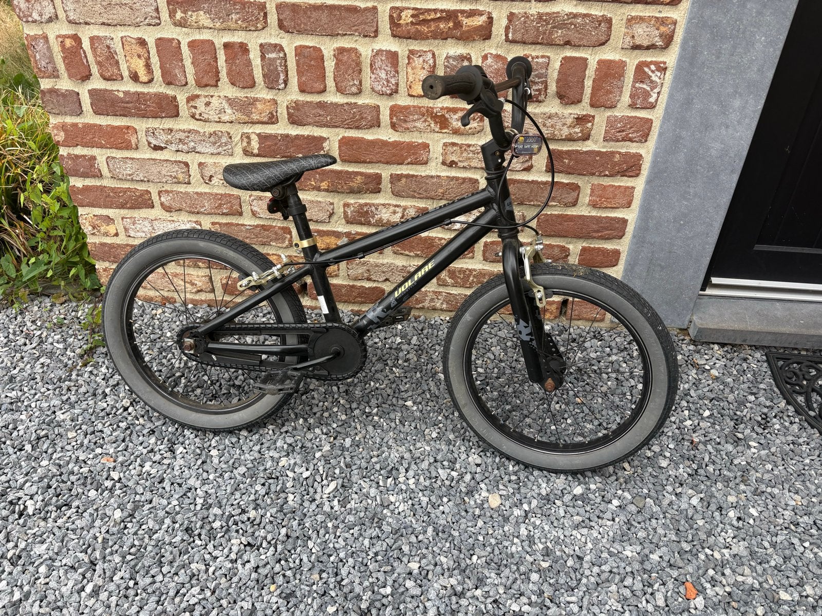 BMX Fiets 18 inch - Zwart, Fietsen en Brommers, Fietsen | Crossfietsen en BMX, Ophalen, Terugtraprem, Staal, 16 tot 20 inch