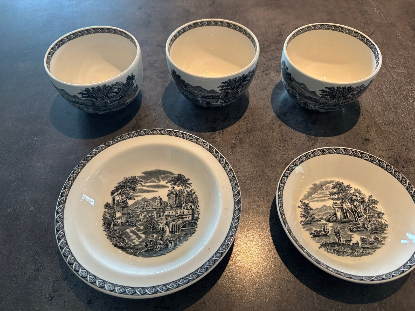 Wedgwood Etruria Lugano servies - 5-delige set, Ophalen of Verzenden
