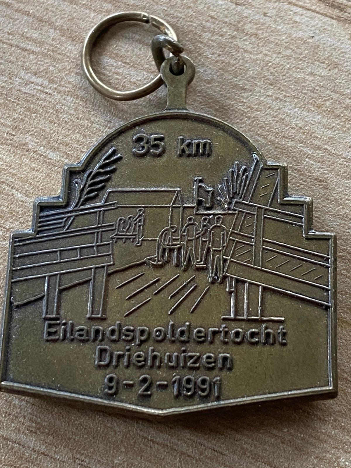 Medailles schaatsen Eilandse poldert, Postzegels en Munten, Penningen en Medailles, Ophalen of Verzenden, Overige materialen