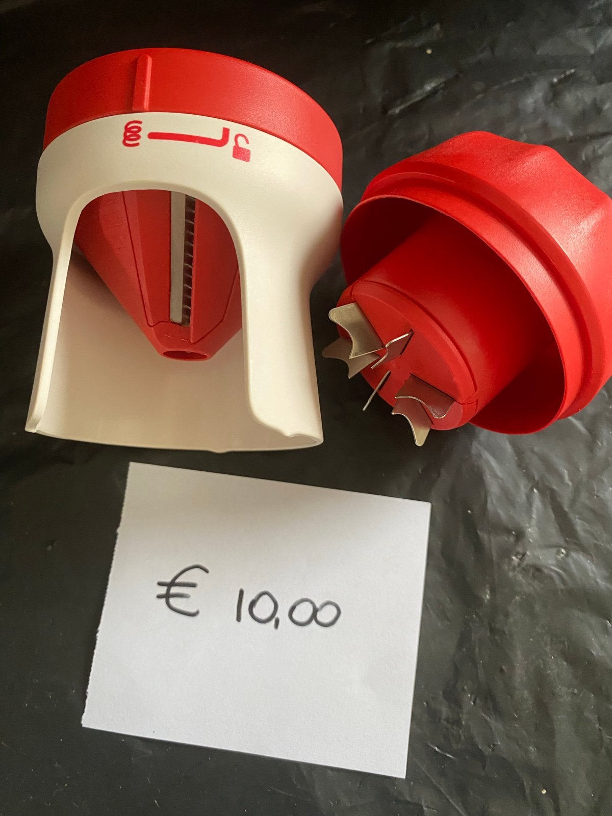 Tupperware Handy Spiralizer Junior Spiraalsnijder, Gebruikt, Overige typen, Ophalen of Verzenden, Vaatwasserbestendig