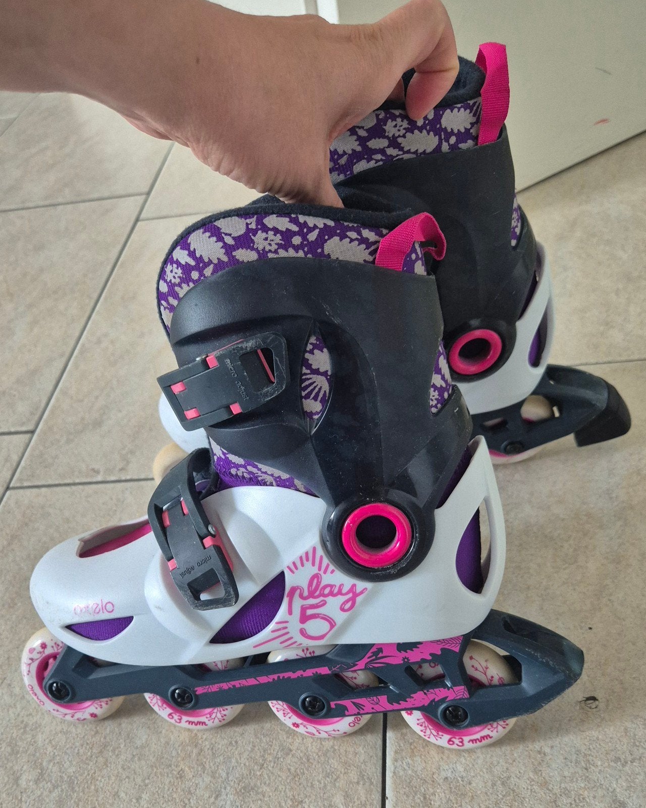 Oxelo Play 5 Inline Skates met Bescherming - Maat 32-34, Sport en Fitness, Skeelers, Ophalen
