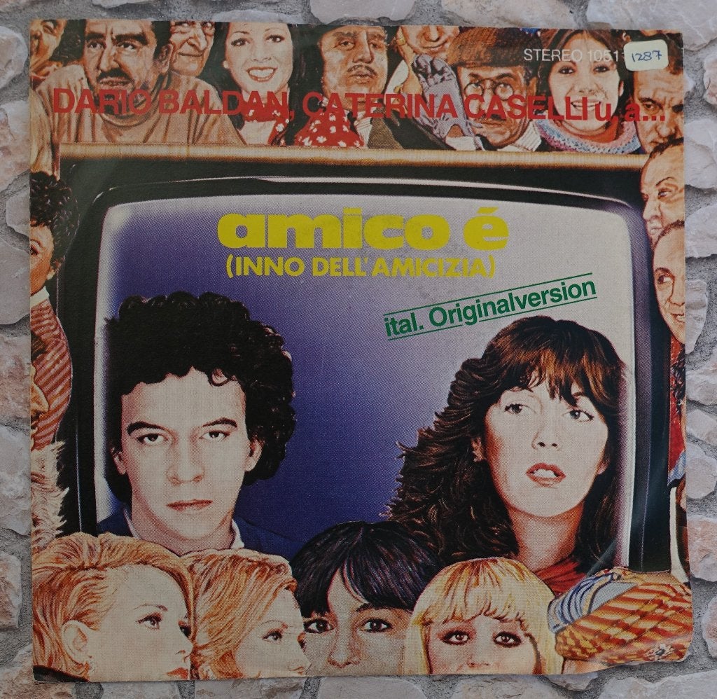 Dario Baldan Bembo & Caterina Caselli - Amico è (Single), Fotohoes, Ophalen of Verzenden, Zo goed als nieuw, Pop