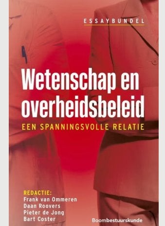 Wetenschap en overheidsbeleid - Essaybundel, Ophalen of Verzenden, Gelezen, Natuurwetenschap