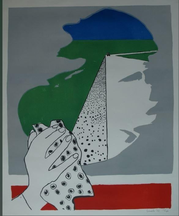 Beslagen Ruit" 1966 15/190 Jakob Zekveld Rotterdam, Antiek en Kunst, Ophalen