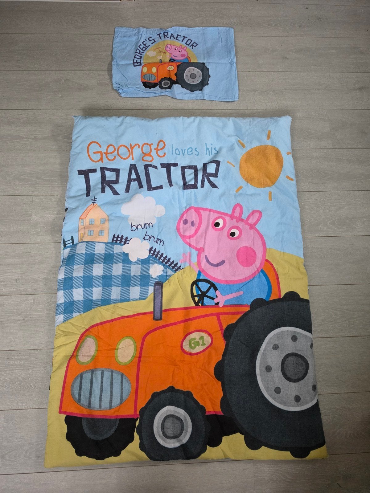 Peppa big dekbedovertrek, Ophalen of Verzenden, Jongetje of Meisje, Dekbedovertrek