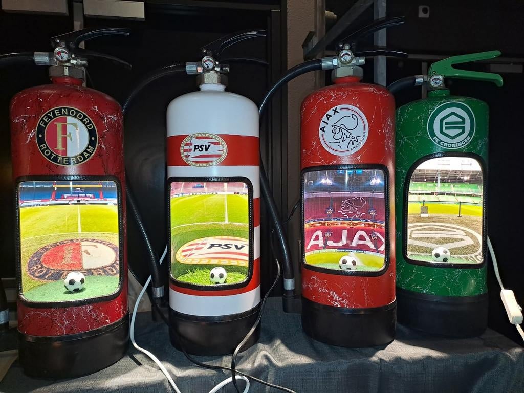 Voetbal lampen .   Alle clubs zijn mogelijk, Ophalen of Verzenden, Minder dan 50 cm