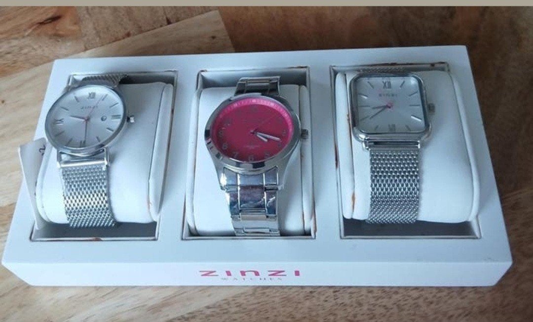 Zinzi 3 horloges met display Nieuw Koopje, Ophalen of Verzenden, Nieuw
