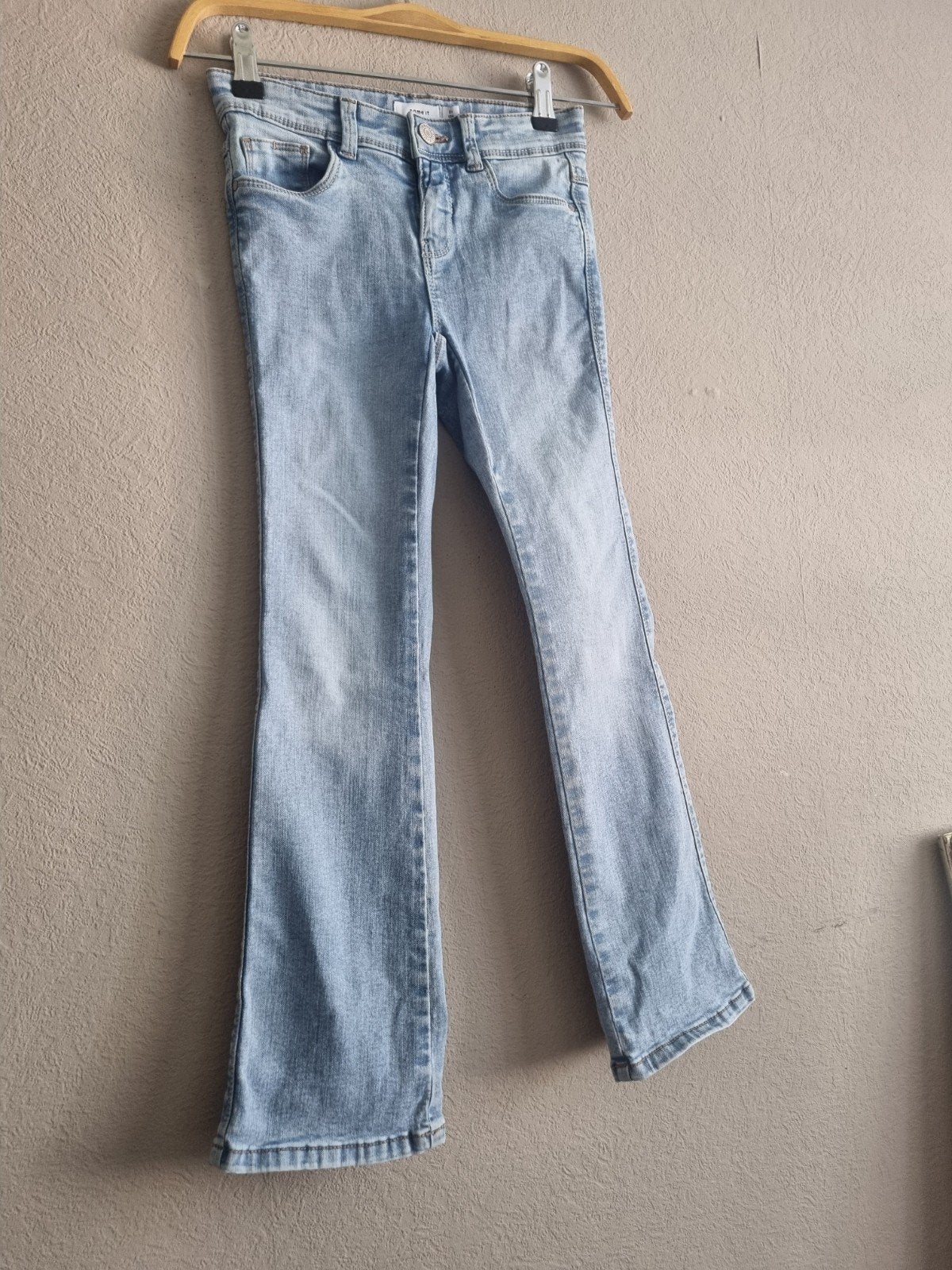 Name It flared jeans maat 134 (model valt als 122/128), Ophalen of Verzenden, Zo goed als nieuw, Meisje, Broek