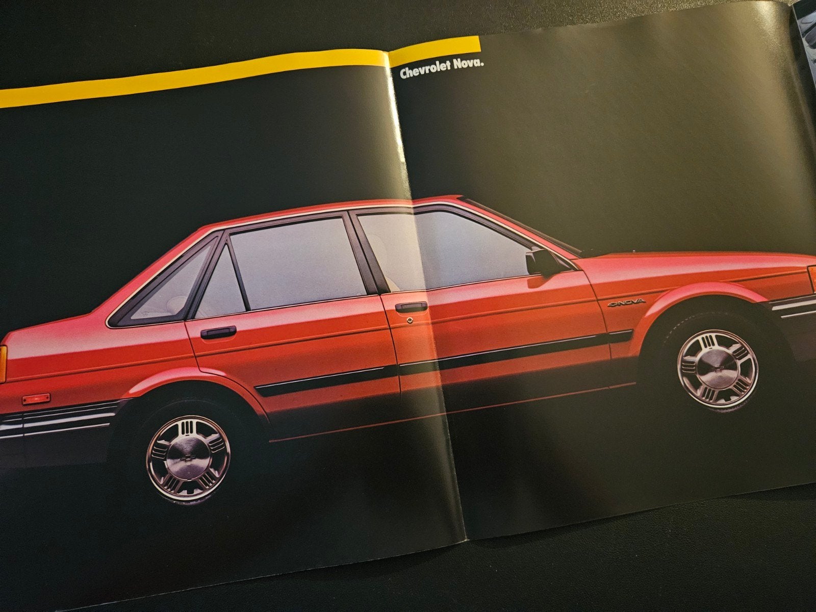 Brochure Chevrolet Nova 1985 USA, Ophalen of Verzenden, Zo goed als nieuw, Chevrolet