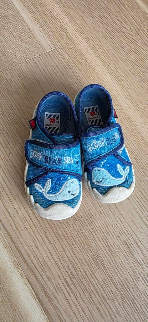 Elefanten babyschoentjes maat 21 - Deep Blue Sea, Ophalen of Verzenden, Elefanten, Jongetje, Gebruikt