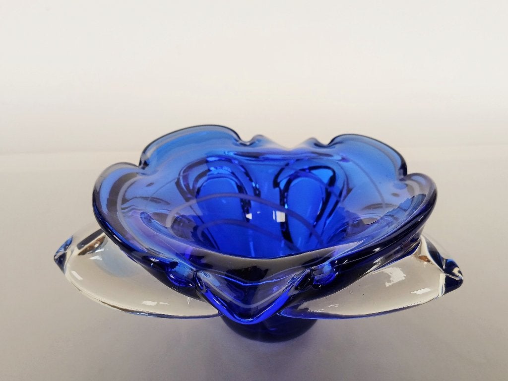 Schaal Josef Hospodka Chribska Artglass Vintage, Ophalen of Verzenden