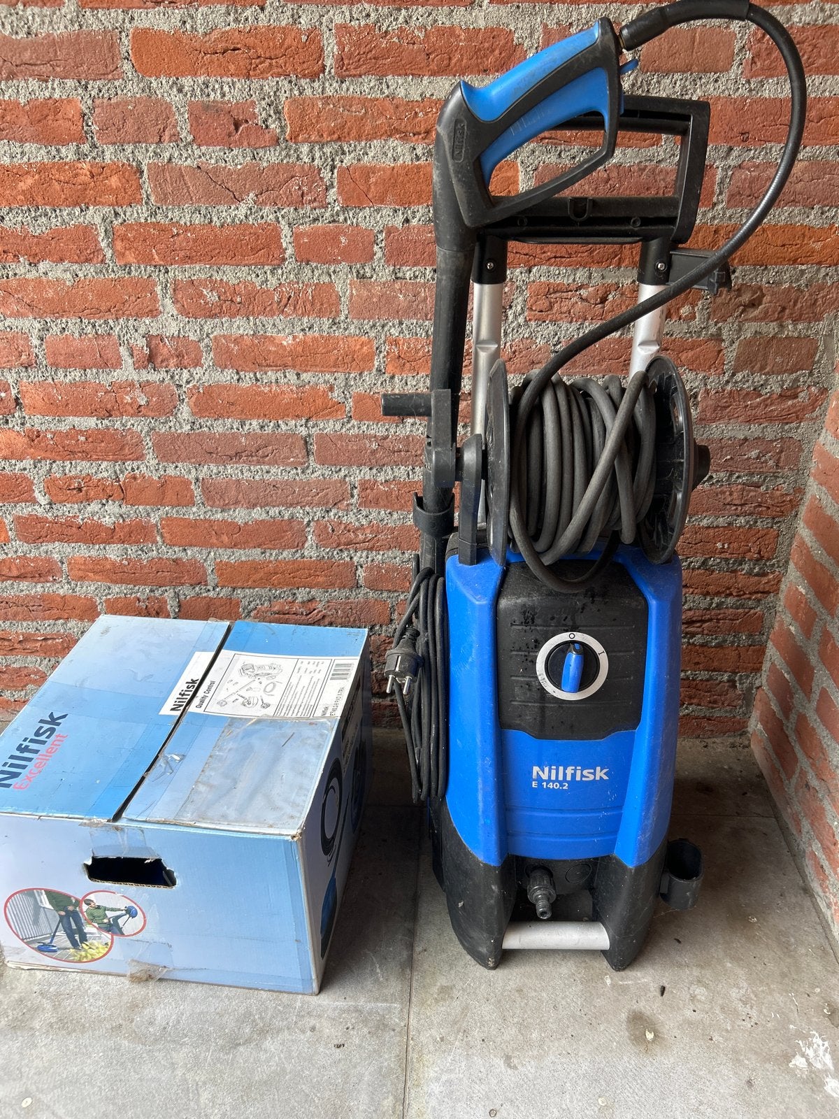 Nilfisk E 140.2 hogedrukreiniger met accessoires, Ophalen, Gebruikt, Elektrisch