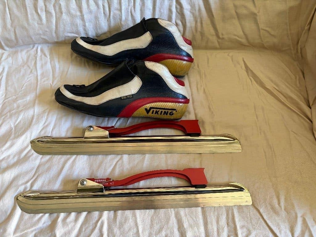 Viking Gold 2005 met Nagano sprint PM nikkel mt 43, Sport en Fitness, Gebruikt, Ophalen of Verzenden, Noren, Viking