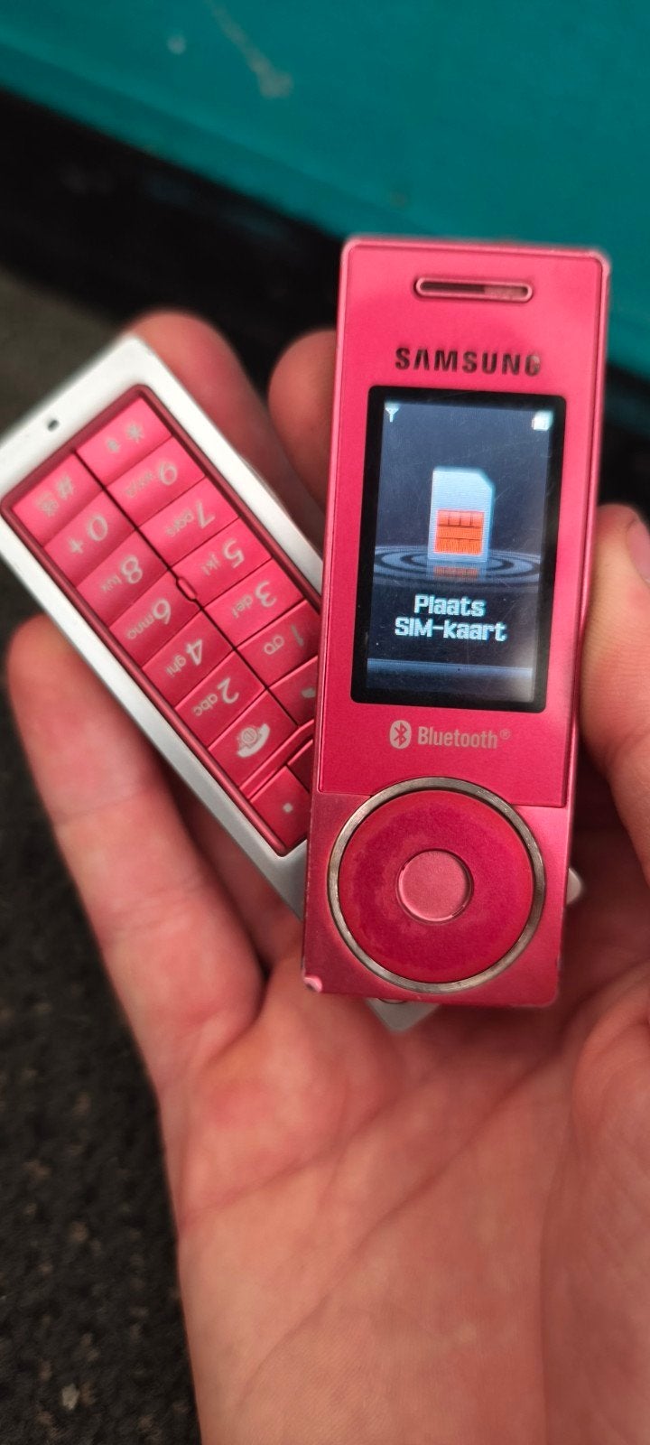 Samsung X830 - Unieke Draaibare Telefoon (Roze), Telecommunicatie, Gebruikt, Overige modellen, Overige systemen, Fysiek toetsenbord