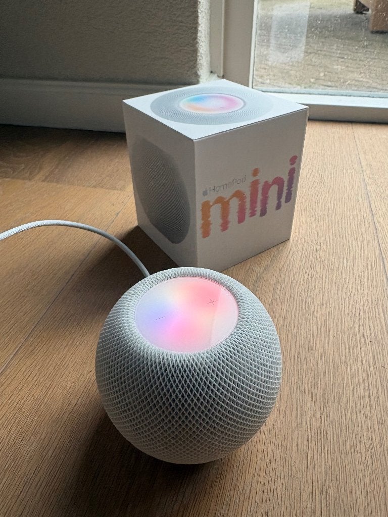 Apple HomePod Mini (Wit) - Zo goed als nieuw, in doos, Overige merken, Slimme speaker, Verzenden, Bluetooth