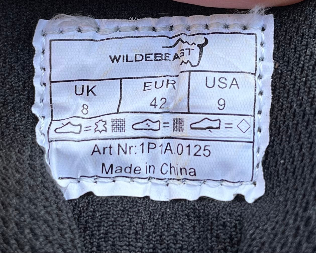 Wildebeast wandelschoenen maat 42., Overige kleuren, Ophalen of Verzenden, Zo goed als nieuw, Wandelschoenen of Bergschoenen