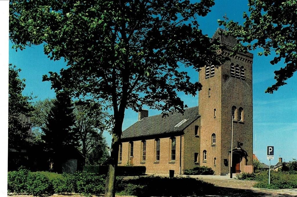 Bergentheim. Kerk, Verzamelen, Ansichtkaarten | Nederland, Ophalen of Verzenden, Ongelopen, Overijssel