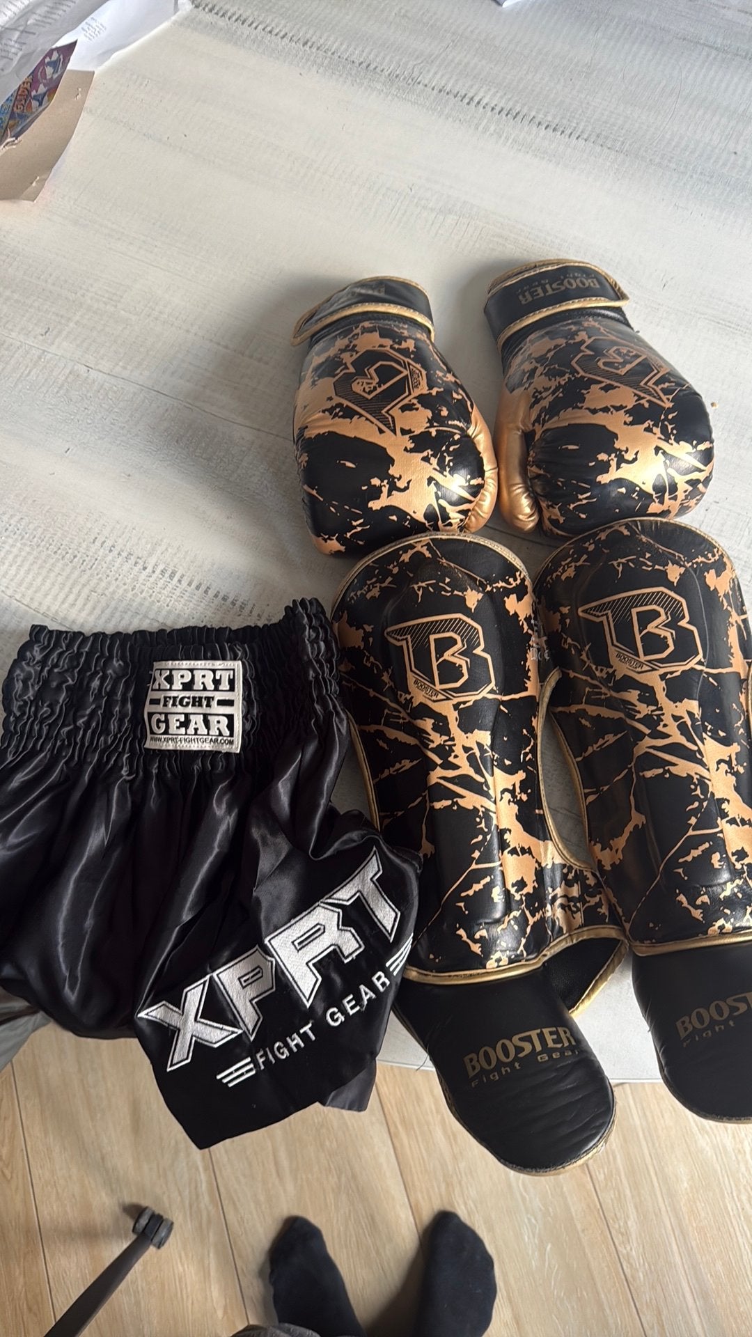 Booster fight gear spullen, Ophalen, Gebruikt, Overige, Maat XS of kleiner