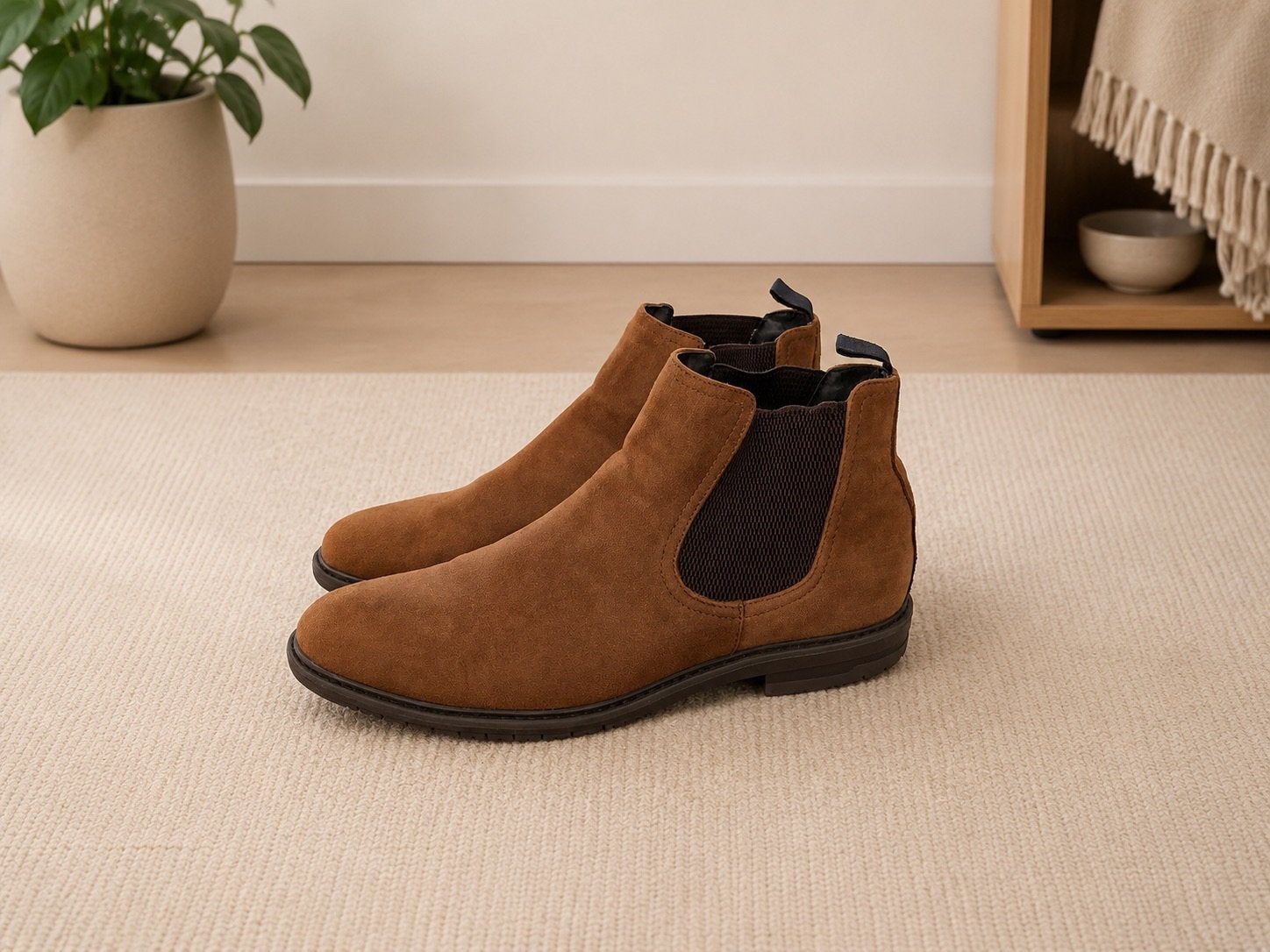 AM Shoe Company Chelsea boots - Maat 46, Kleding | Heren, Schoenen, Ophalen of Verzenden, Gedragen, Bruin, Boots