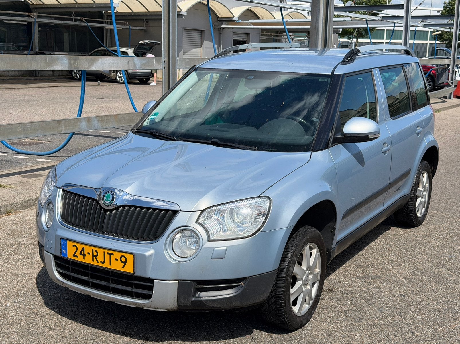 Skoda Yeti 1.2 TSI 77KW DSG 2011 Blauw Met Schade 96k km NAP, 4 cilinders, Blauw, Origineel Nederlands, 600 kg