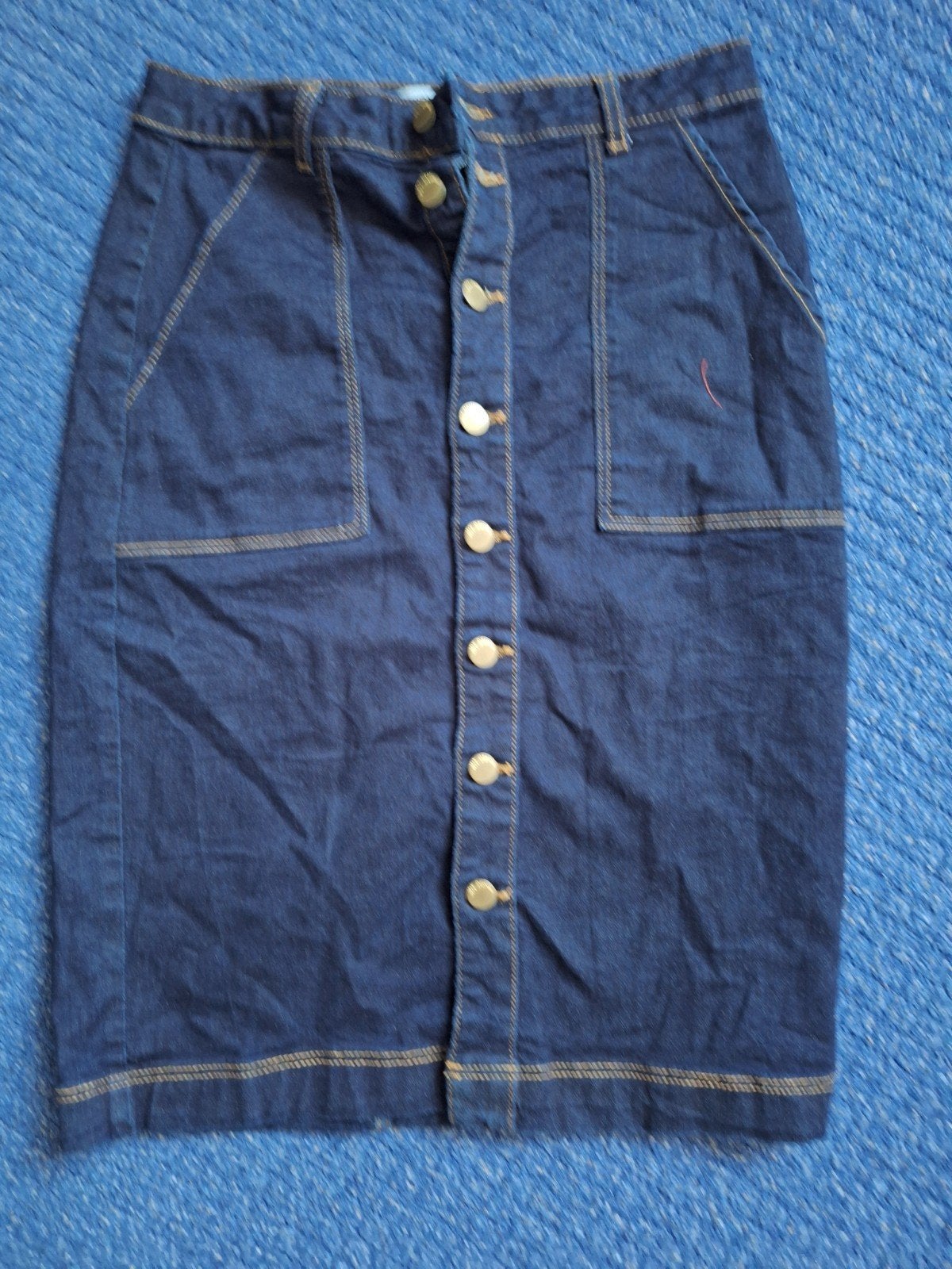 Kokerrok, spijkerrok. Jdy, Kleding | Dames, Ophalen of Verzenden, Zo goed als nieuw, Maat 38/40 (M), Blauw