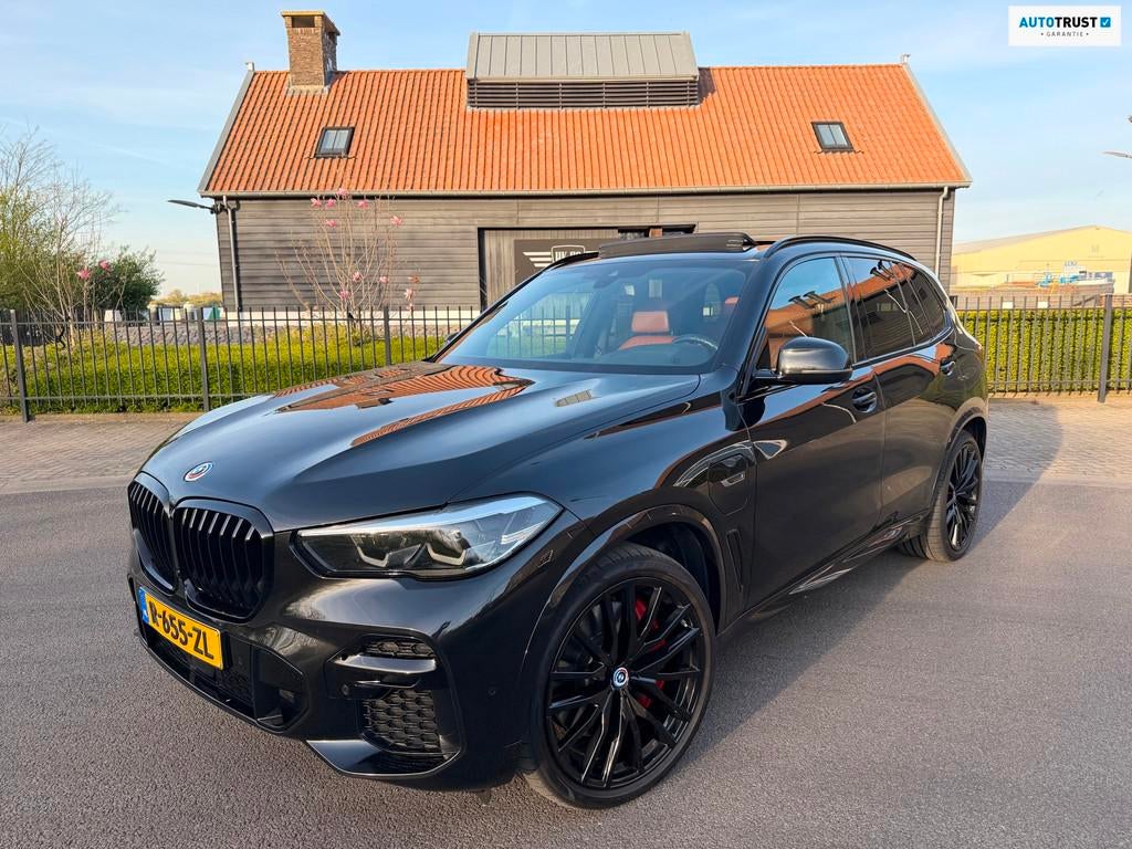 BMW X5 XDrive45e High Executive M-Sport Panoramadak Luchtver, Gebruikt, 394 pk, Zwart, Vierwielaandrijving