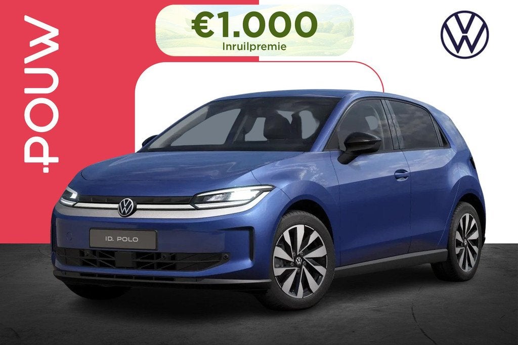 Volkswagen ID. Polo 211pk Life First Edition 52 kWh | 17" Ve, Auto's, Volkswagen, 12 maanden, Stof, 453 km, Zwart