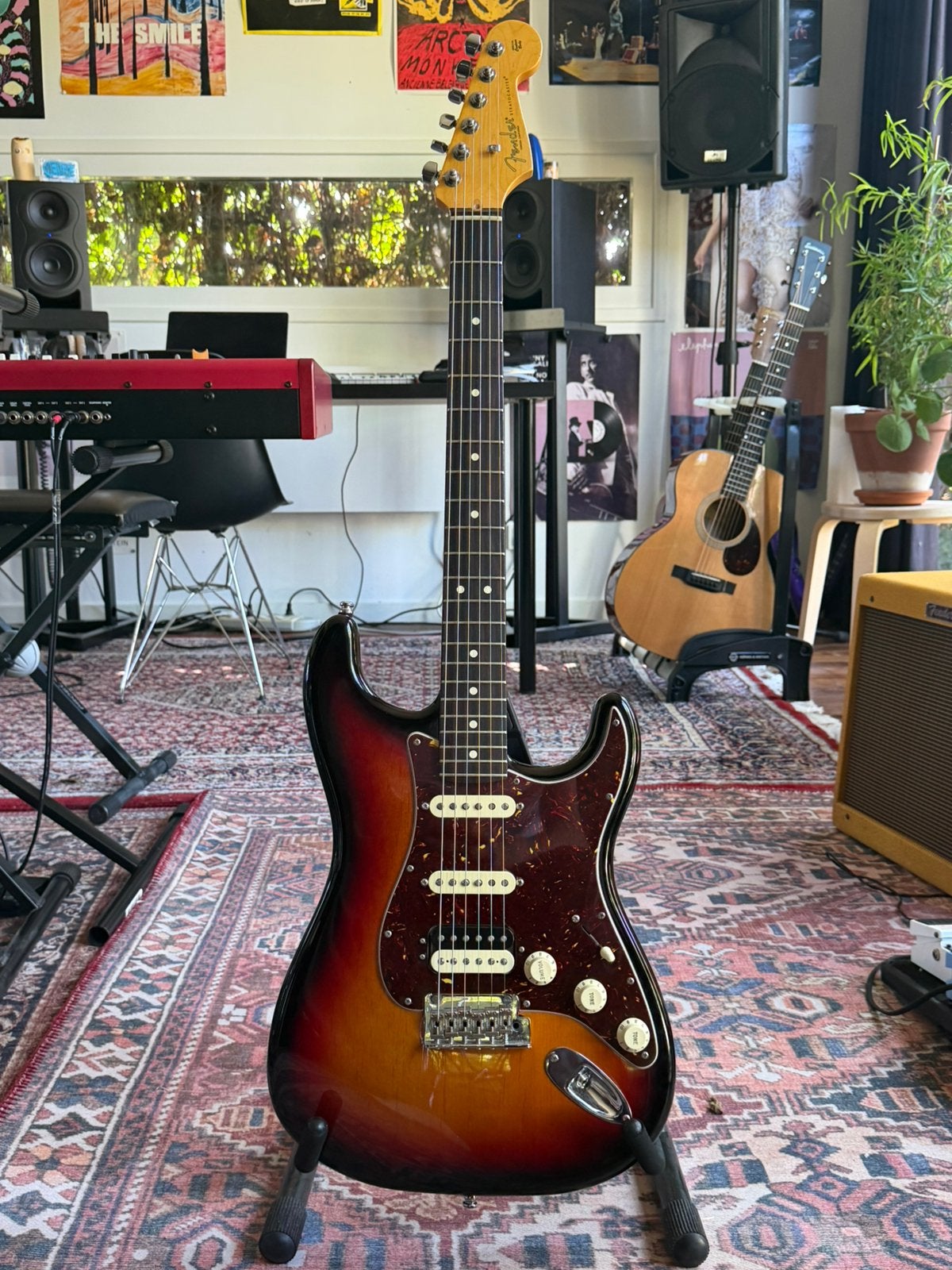Fender American Professional II Stratocaster (incl. case), Ophalen, Zo goed als nieuw, Solid body, Fender