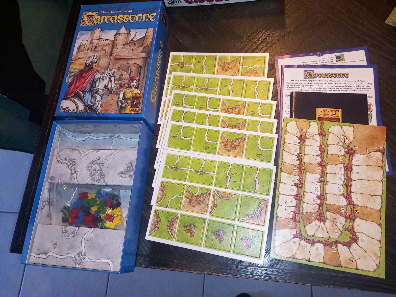 Carcassonne bordspel - nieuw, Hobby en Vrije tijd, Gezelschapsspellen | Bordspellen, Postbus 23, 3360 AA Sliedrecht, Gebruikt