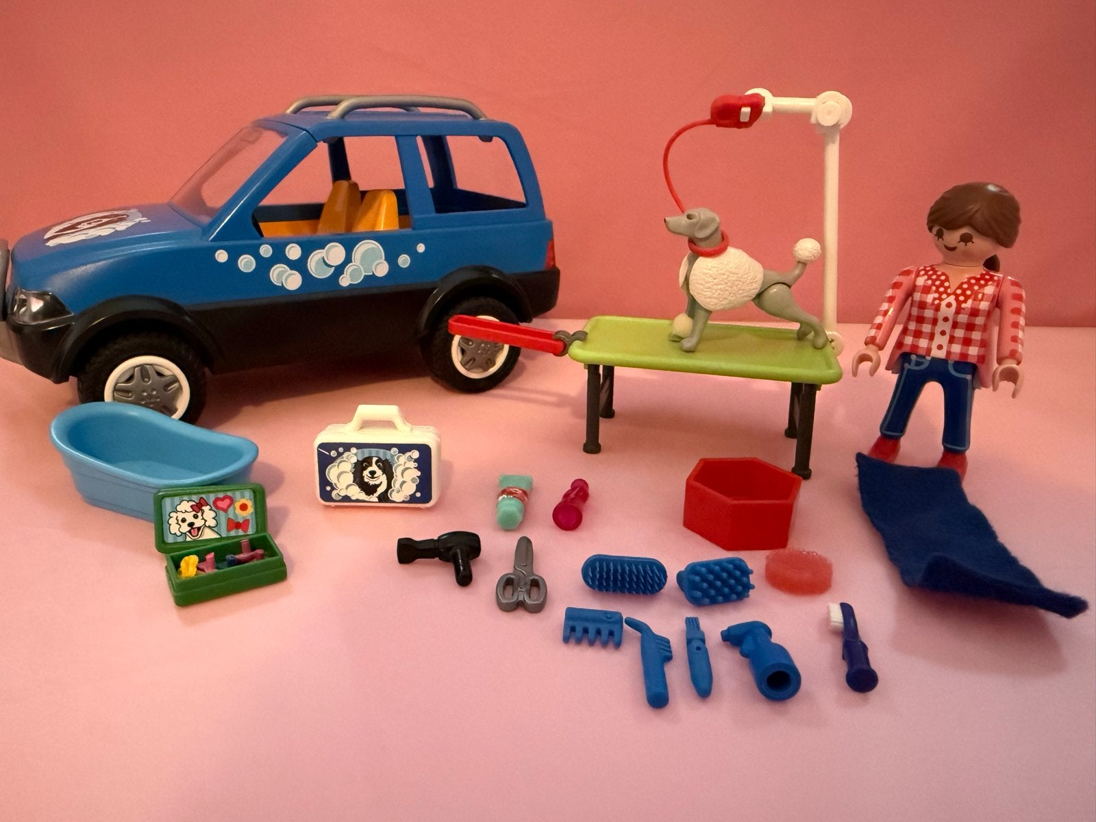 Playmobil City Life 9278 – Mobiele Hondensalon, Ophalen, Zo goed als nieuw, Jongen of Meisje