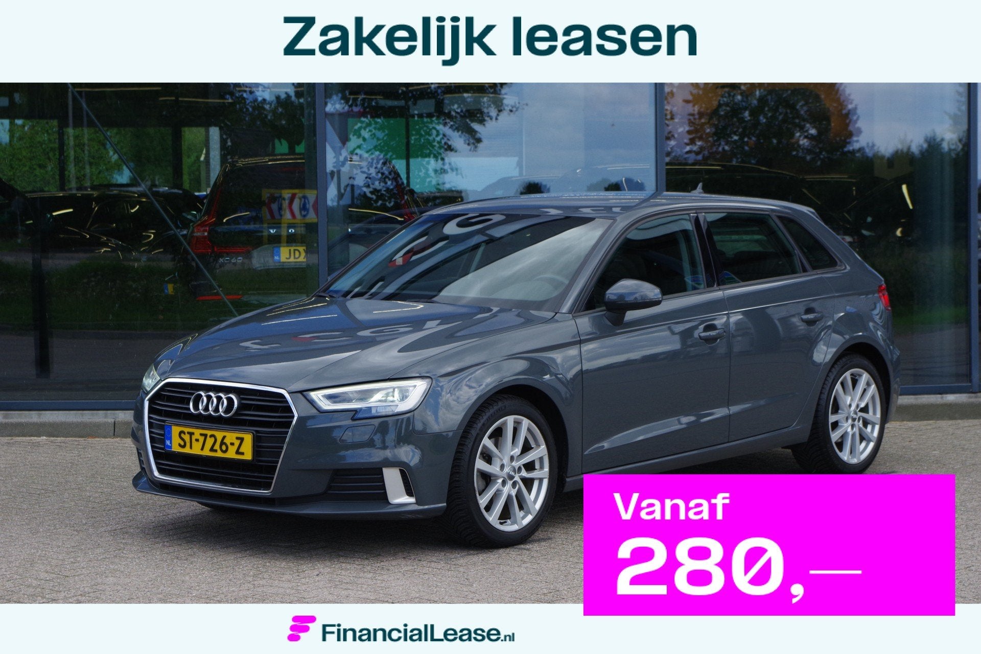 Audi A3 Sportback 1.0 TFSI Automaat Sport Lease Edition, LED, 12 maanden, Stof, Gebruikt, 116 pk