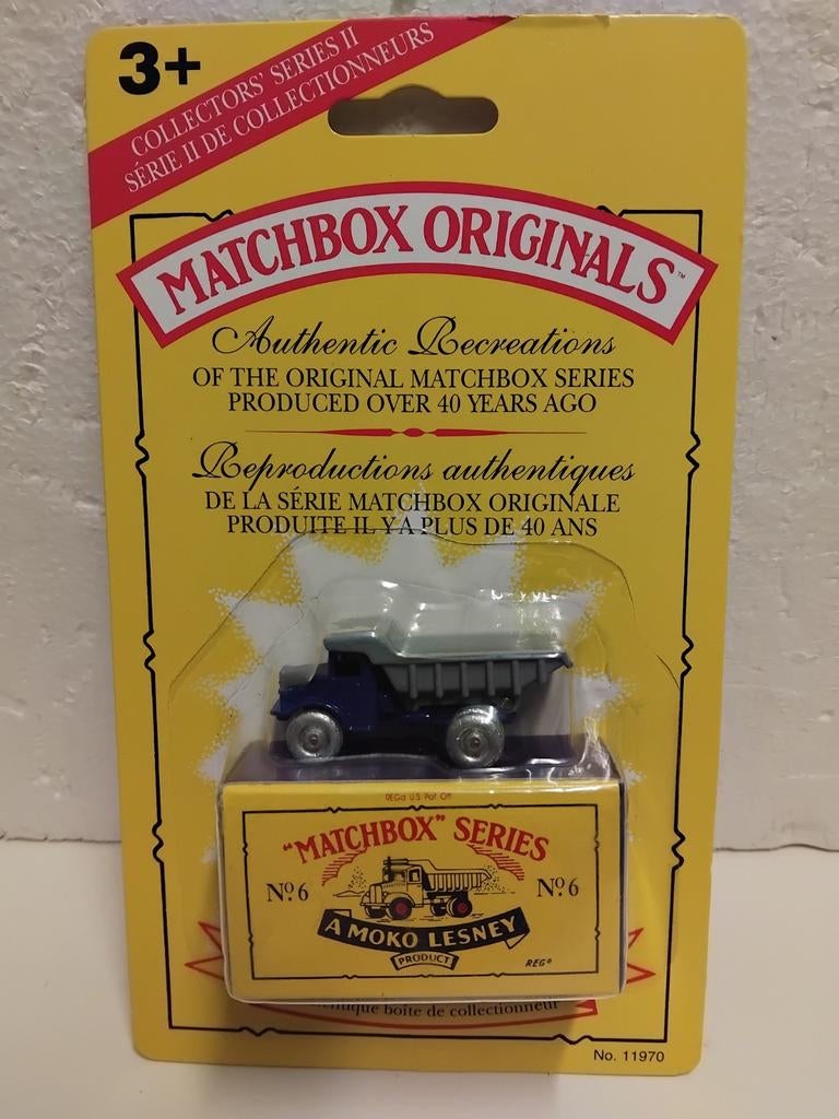 Matchbox Originals Dump Truck reproduktion 3INCH, Ophalen of Verzenden, Zo goed als nieuw, Bus of Vrachtwagen