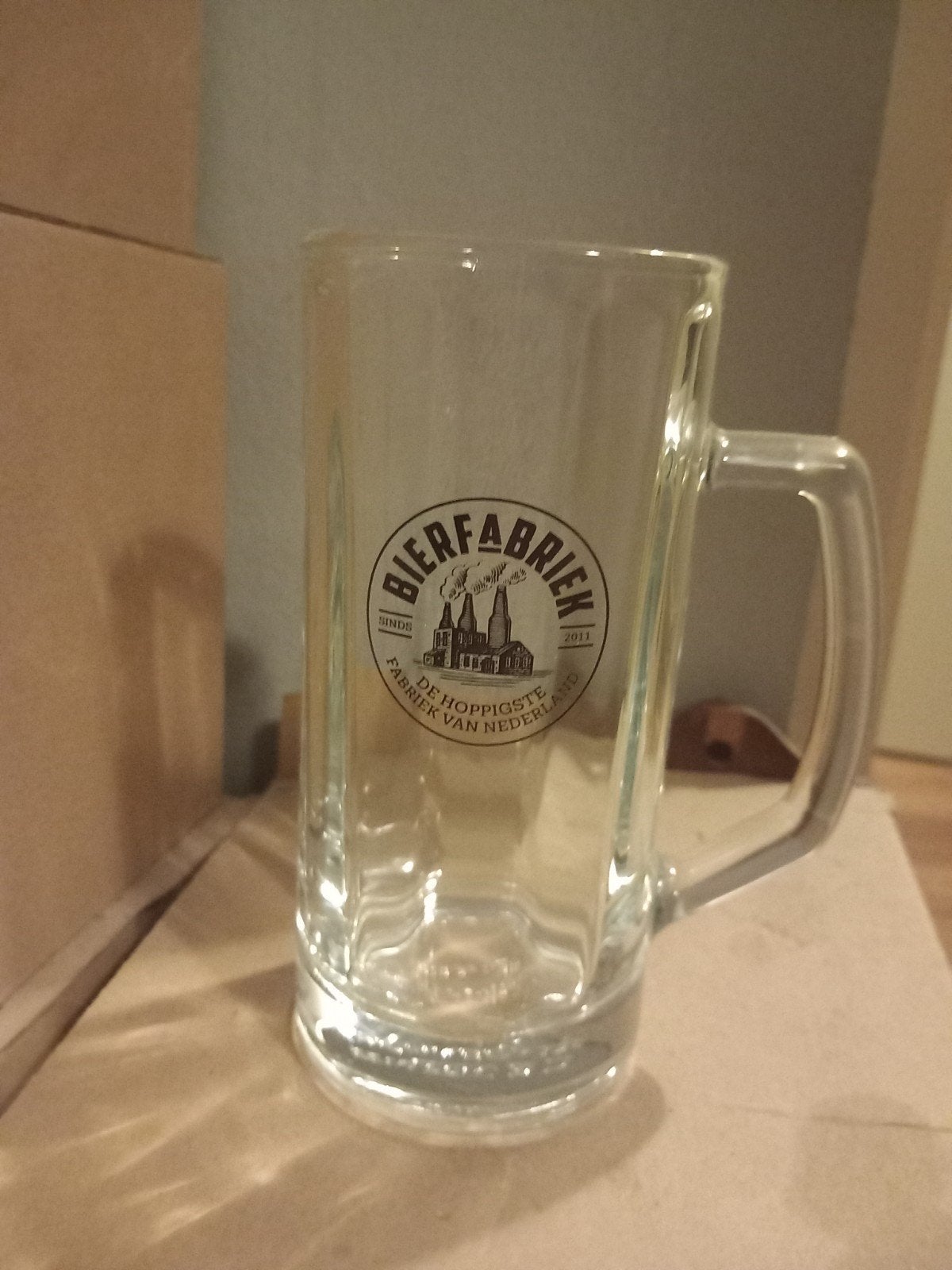 Bierglas 0,3L Bierfabriek, Ophalen of Verzenden, Nieuw, Pul(len), Overige merken