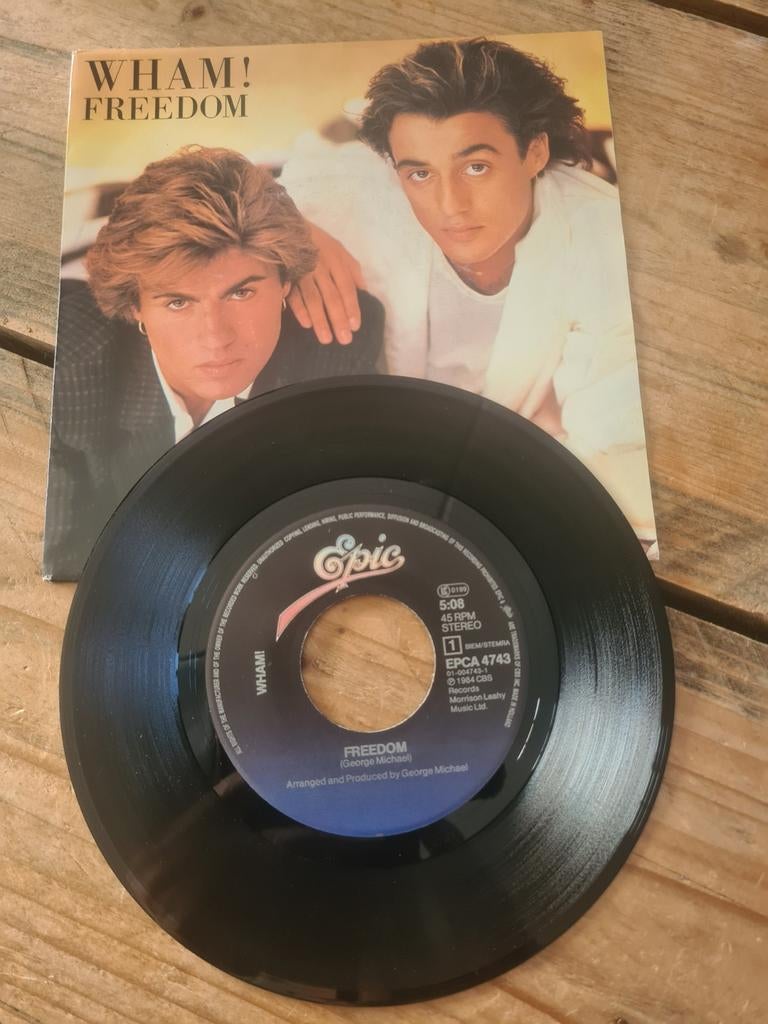Wham Freedom vinyl single, Cd's en Dvd's, Vinyl Singles, Ophalen of Verzenden, Zo goed als nieuw, 12 inch, Pop