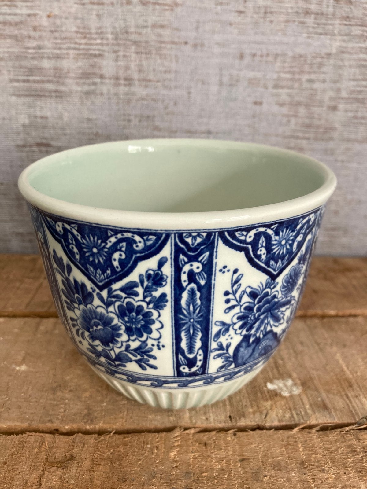 Vintage bloempot Delfts Royal Sphinx Maastricht P.Regout M12, Antiek en Kunst, Ophalen of Verzenden