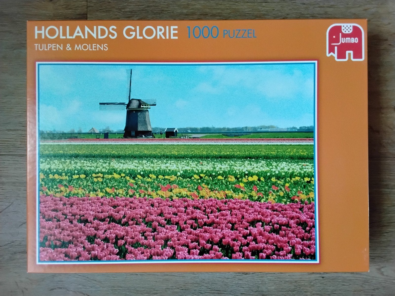 Jumbo puzzel - Tulpen & Molens - 1000 stukjes, Ophalen of Verzenden, 500 t/m 1500 stukjes, Nieuw, Legpuzzel