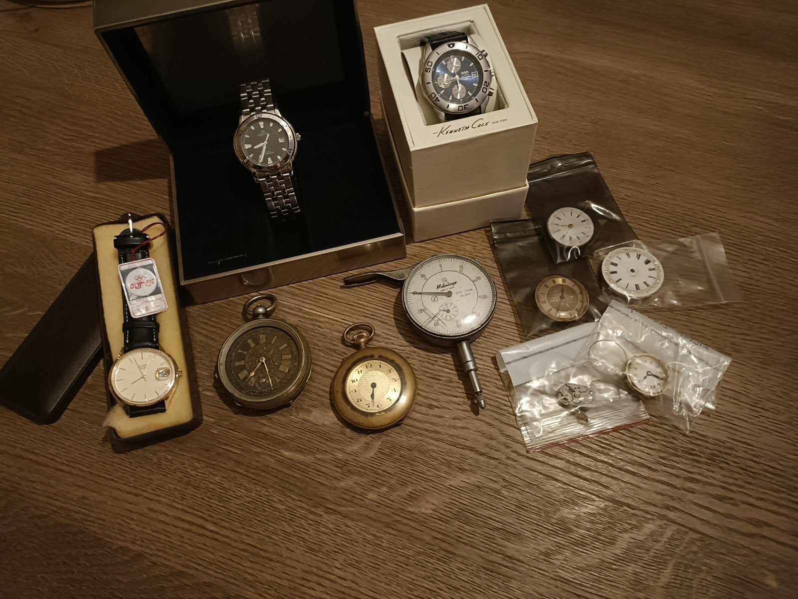 lot Partij Horloges Mix en Uurwerken Olympic Actua Rochemont, Ophalen of Verzenden, Gebruikt
