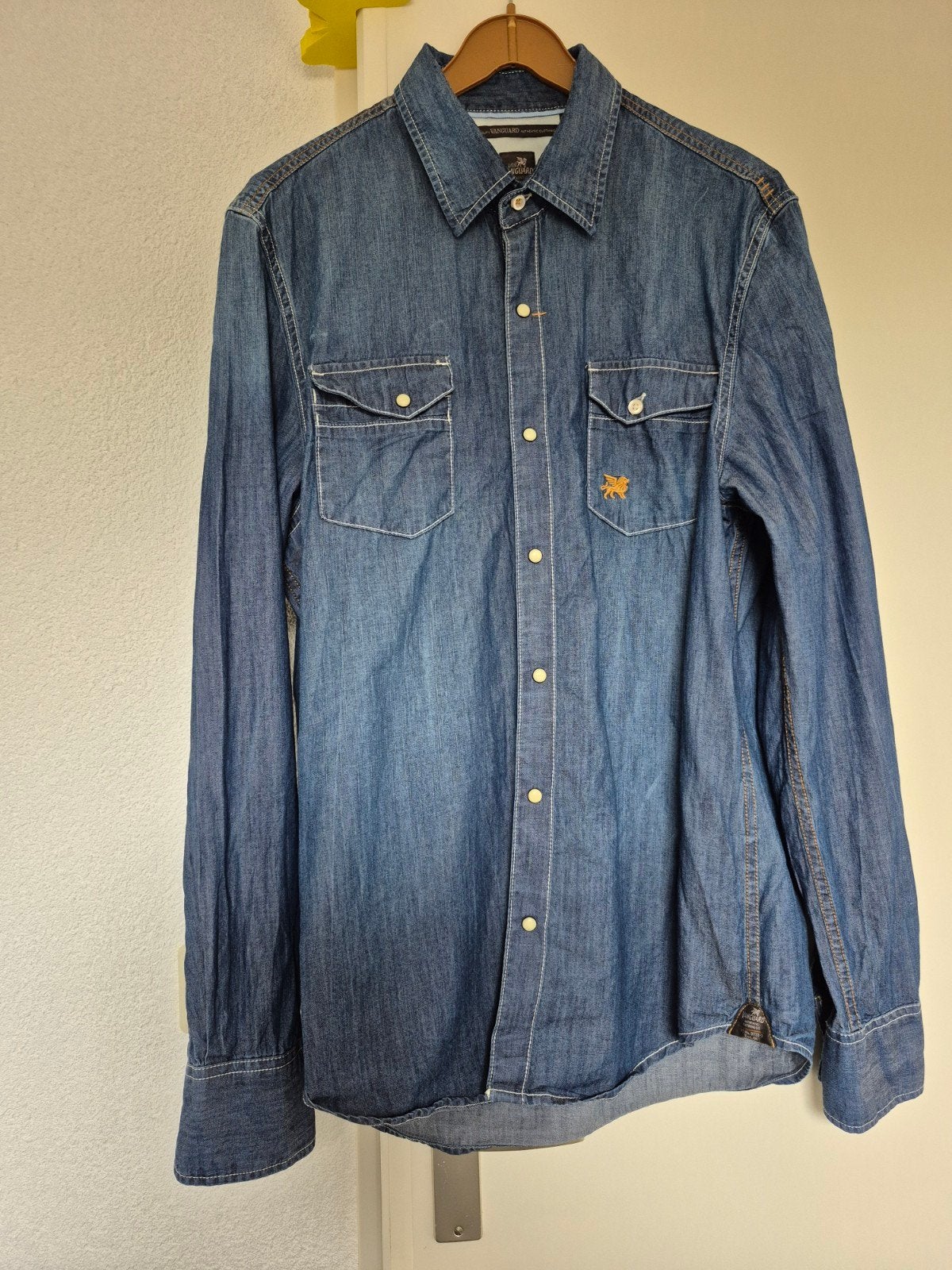 HEREN OVERHEMD MAAT XL LION VANGUARD, Ophalen, Blauw, Zo goed als nieuw, Lion vanguard
