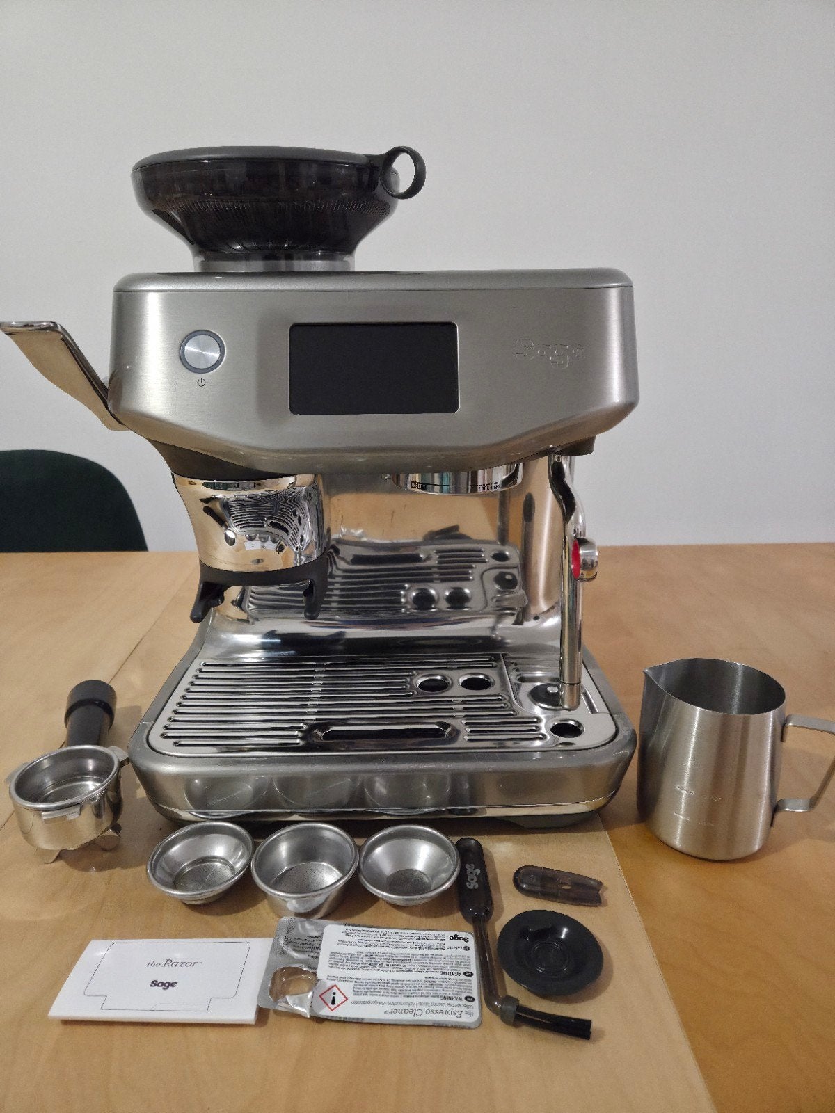 Sage Barista Touch Impress Espressomachine, Witgoed en Apparatuur, Koffiemachine-accessoires, Ophalen, Sage, Sage, Zo goed als nieuw