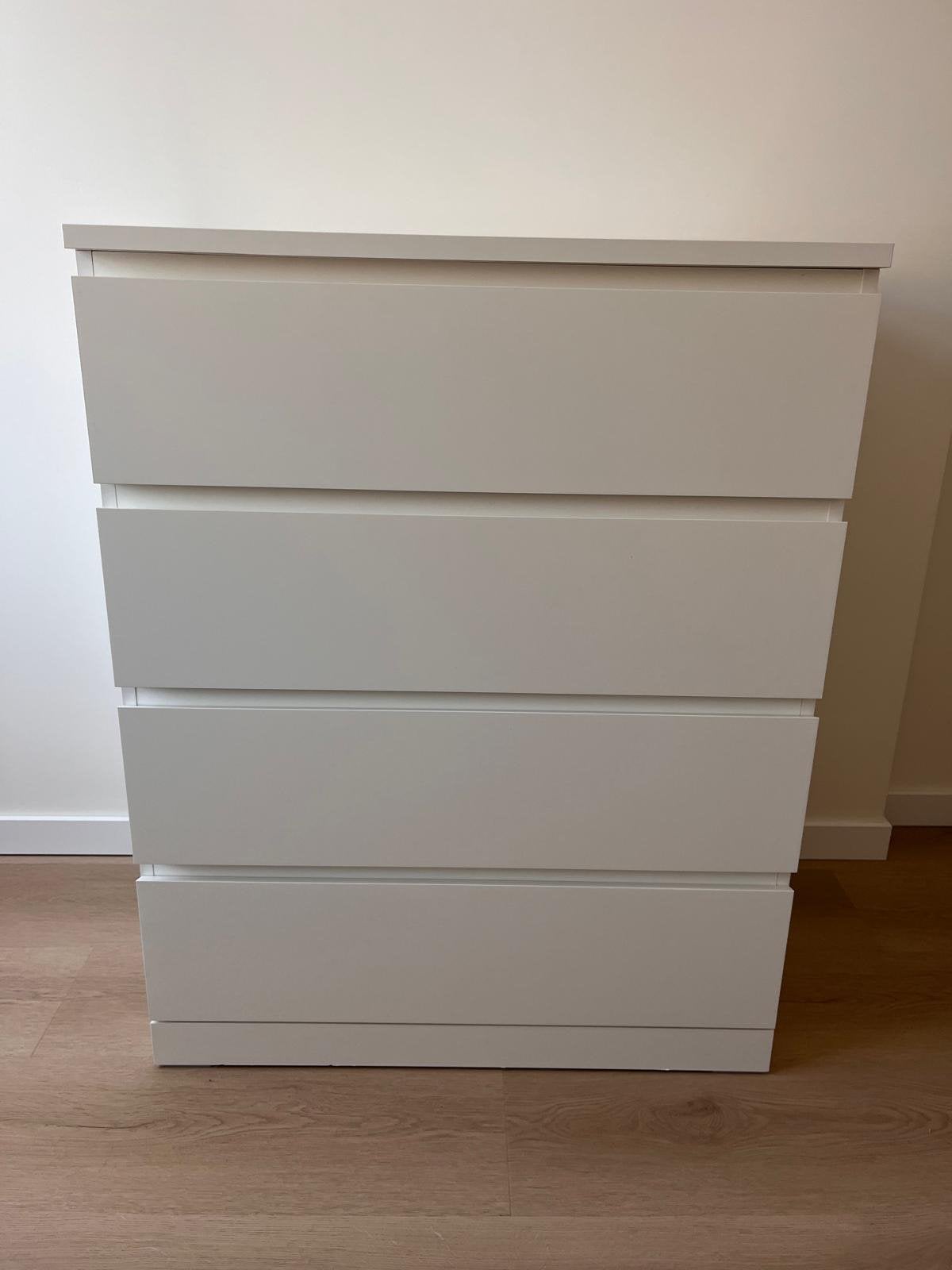 Malm lade kast Ikea, Ophalen, 50 tot 100 cm, Zo goed als nieuw, 3 of 4 laden
