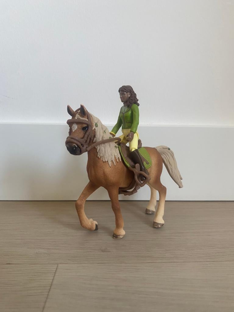 Schleich, Sarah & Mystery, Ophalen of Verzenden, Zo goed als nieuw, Paard, Beeldje of Figuurtje