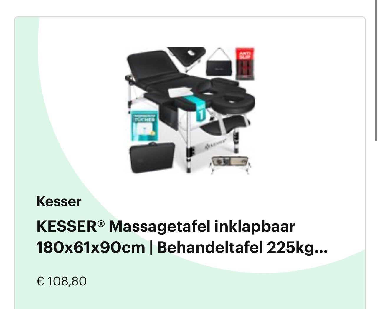 Foto 2 van Massage Table, Hot Stone Heater & 22-Pcs Stone Set