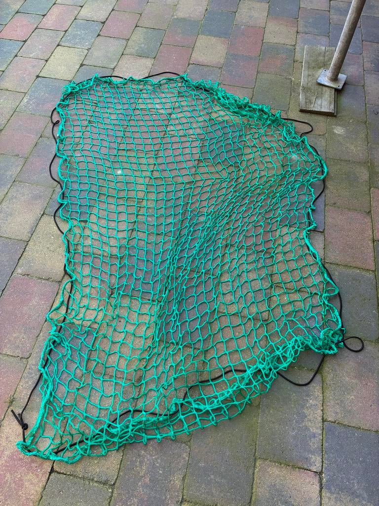 Groen veiligheidsnet / afdeknet, Ophalen, Kunststof, 100 tot 150 cm, Nieuw