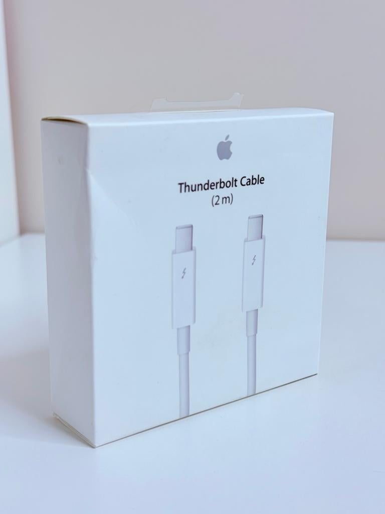 Apple Thunderbolt Kabel 2 Meter Nieuw in Doos, Computers en Software, Pc- en Netwerkkabels, Zo goed als nieuw, Ophalen of Verzenden