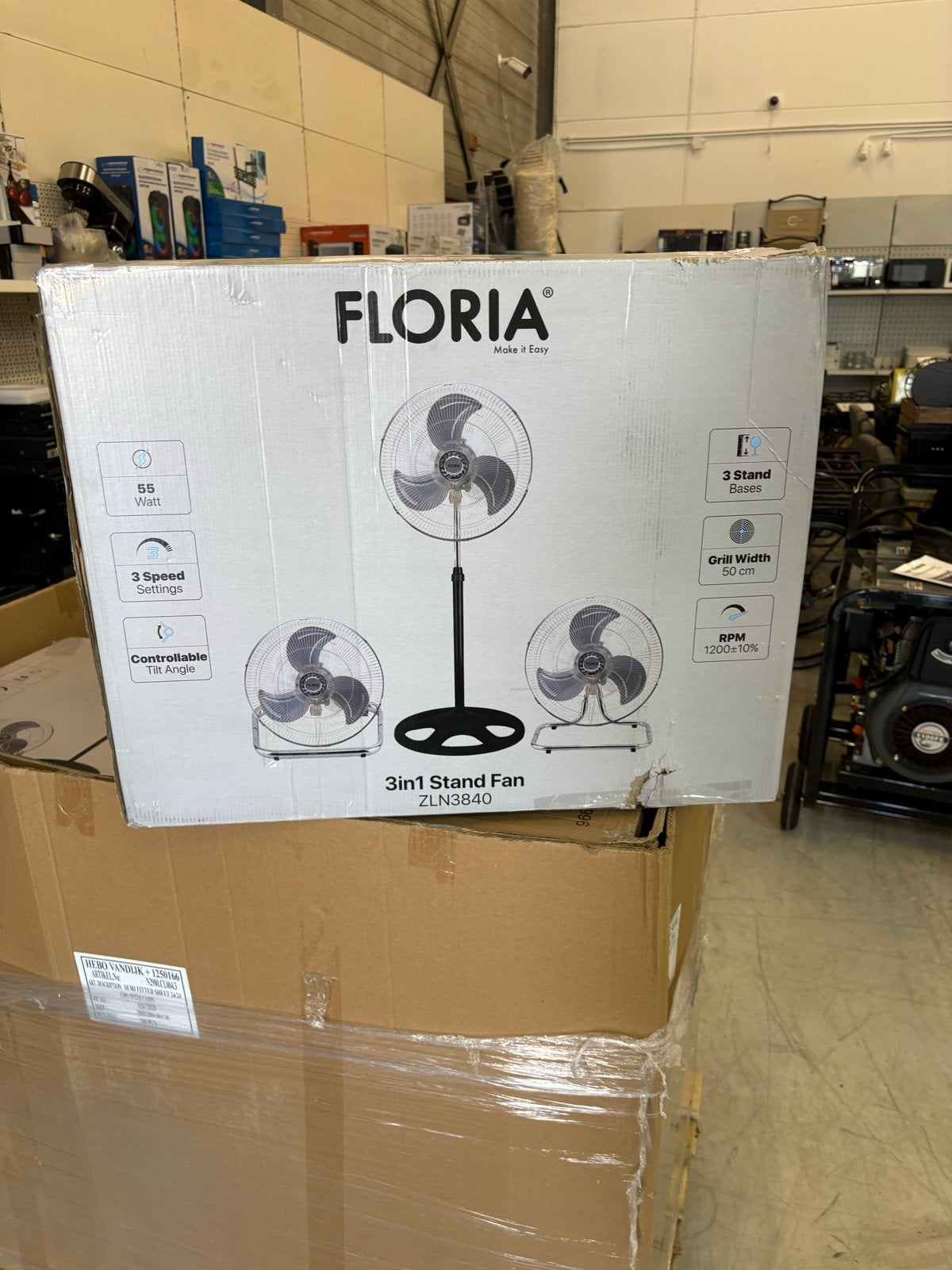Pallet Floria 3-in-1 ventilatoren - Hele partij, Ophalen, -, -, Nieuw