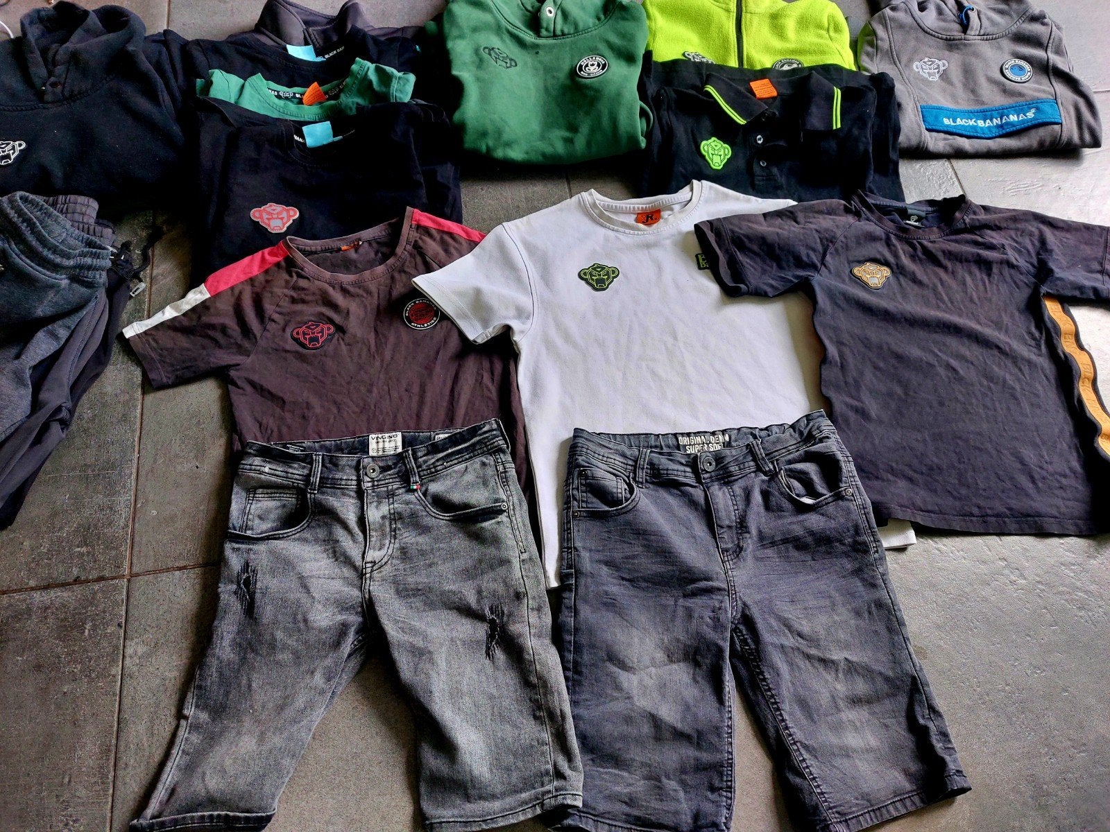 Groot kledingpakket Black Bananas & Moncler jongens 146/152, Kinderen en Baby's, Kinderkleding | Maat 146, Gebruikt, Setje, Jongen