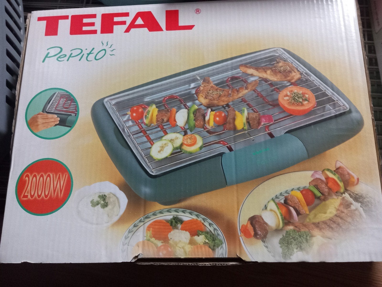 Tefal Pepito electrische BBQ, Ophalen, Zo goed als nieuw