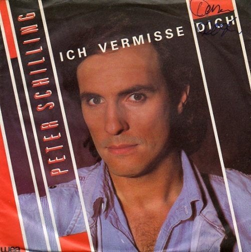 Peter Schilling : Ich vermisse dich (1986), Fotohoes, 7 inch, Ophalen of Verzenden, Zo goed als nieuw
