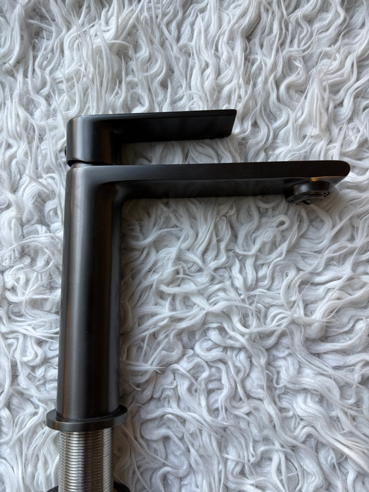 Gun Metal geborstelde wastafelkraan, Ophalen of Verzenden, Zo goed als nieuw, Rvs, Kraan